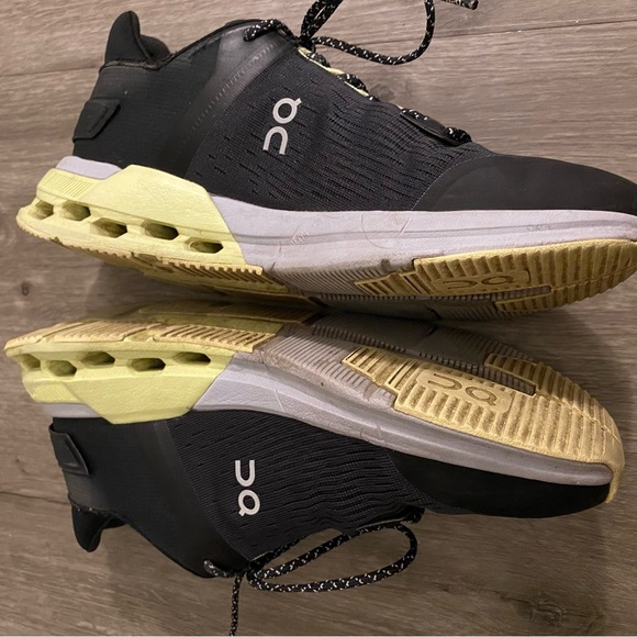 On Running Shoes Cloudnova Flux Black Hay 7.5 - Picture 13 of 16